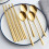 Κορεάτικα chopsticks και κουτάλια από ανοξείδωτο ατσάλι, επαναχρησιμοποιήσιμα 5