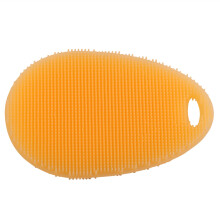 Esponja de limpeza durável e reutilizável para uma limpeza suave. Feita de silicone de qualidade alimentar, flexível e maleável, não tóxica e