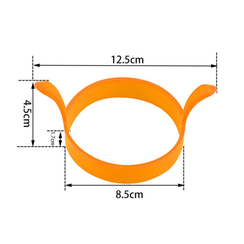 Silicone Egg Ring Mold Nonstick Heat Resistant For Fried Eggs Pancakes 2