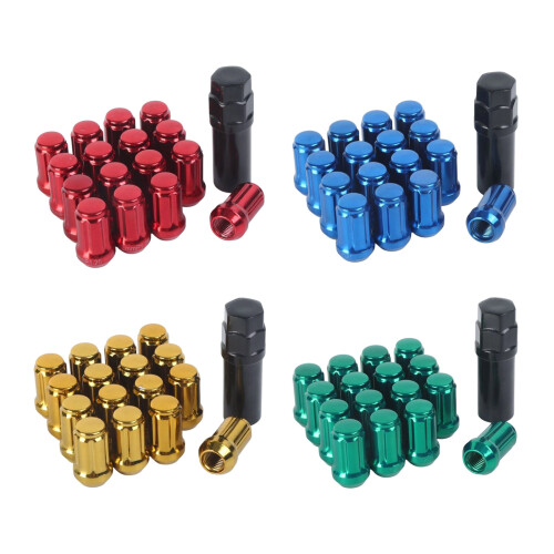 Professional Security Lug Bolts for Modified Vehicles-Blue 1