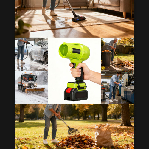 15 Cell Rechargeable Blower Aluminum Construction Brushless 1