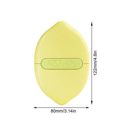 Lemon Shape Deshedding Comb Cats Reduces Shedding-Yellow green 2