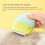 Lemon Shape Deshedding Comb Cats Reduces Shedding-Yellow green 4