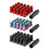 Premium Vibration Proof Vehicle Security Bolt Set Lug-Black 2