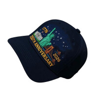 Faltbare Baumwoll-Baseballkappe, amerikanisches Souvenir zum