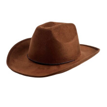 Chapeaux de cowboy respirants, bande réglable, couleur marron,
