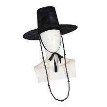 Breathable Lightweight Black Dress Hat Wrinkles Resistant Travel