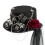 Steampunk Goggles Top Hat With Flower Chain Adjustable Headgear 7