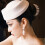 Fascinator Beret Hat Comfortable Pillbox Domed Hat for Daily and 4