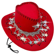 Multipurpose Western Styles Hat Christmas Star Detail Premium
