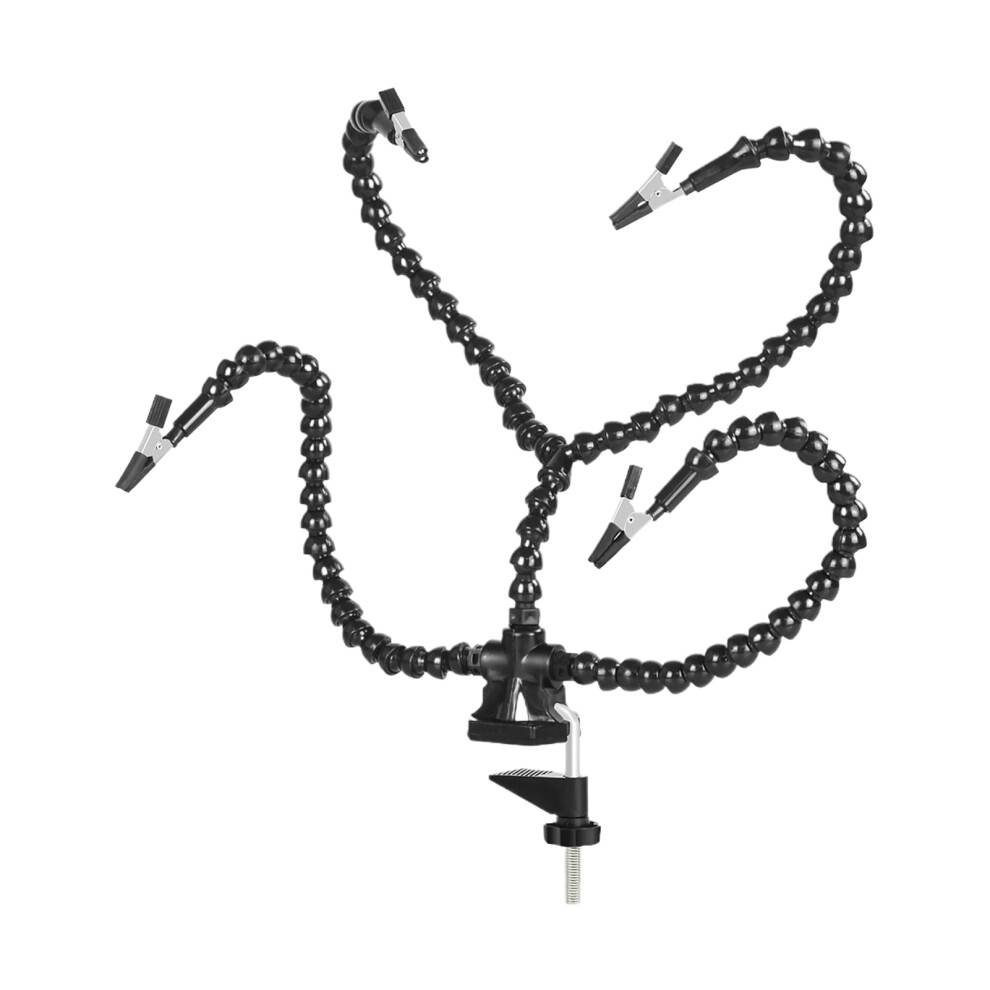 (Black, Four Claws) Efficient Soldering Station For PCB Holder And Hot Air Welding-image-OPC-PMYSKHM-NEW