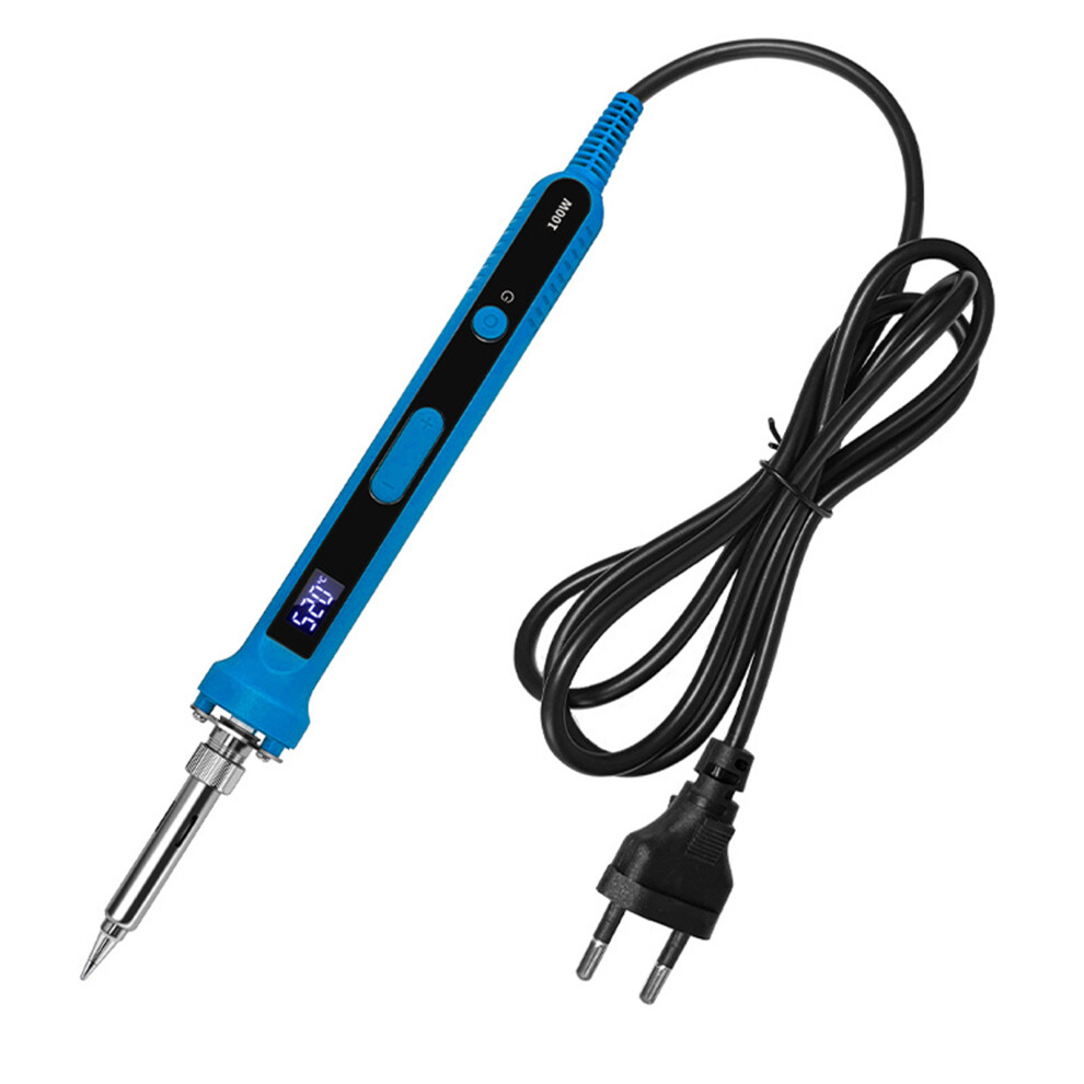(Light blue EU) Constant Temperature Control Soldering Iron High-definition LCD Screen-image-OPC-PMYSKQX-NEW