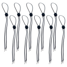 10 Pieces Elastic Hat Security Cord Adjustable Length Windproof