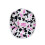 Western Theme Top Hat with Cow Pattern Print Adjustable 6