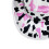 Western Theme Top Hat with Cow Pattern Print Adjustable 7