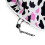 Western Theme Top Hat with Cow Pattern Print Adjustable 5