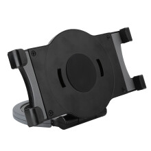 Faltbarer 7-10 Zoll Tablet- und Laptop-Ständer mit Griffring, 360 Drehung, Schwarz