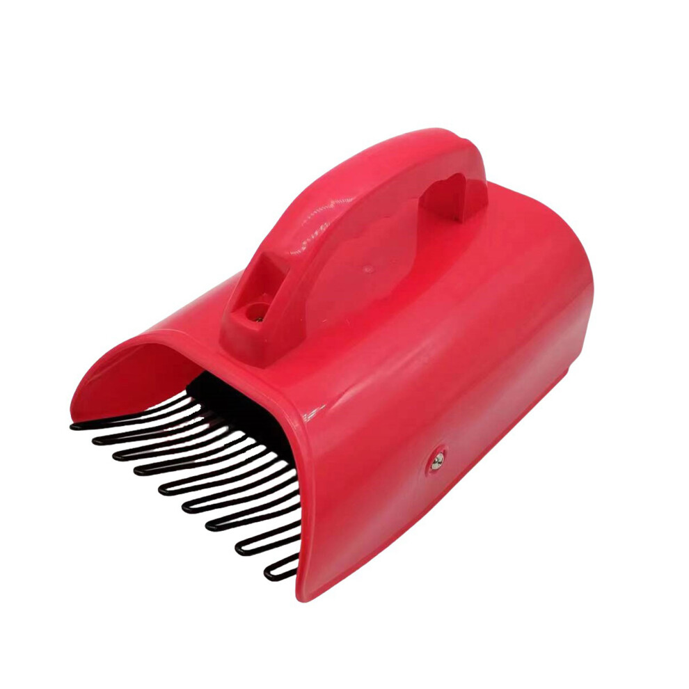 Red Metal Comb Blueberry Picker Efficient Separation Handle Is-image-OPC-PMYSS22-NEW