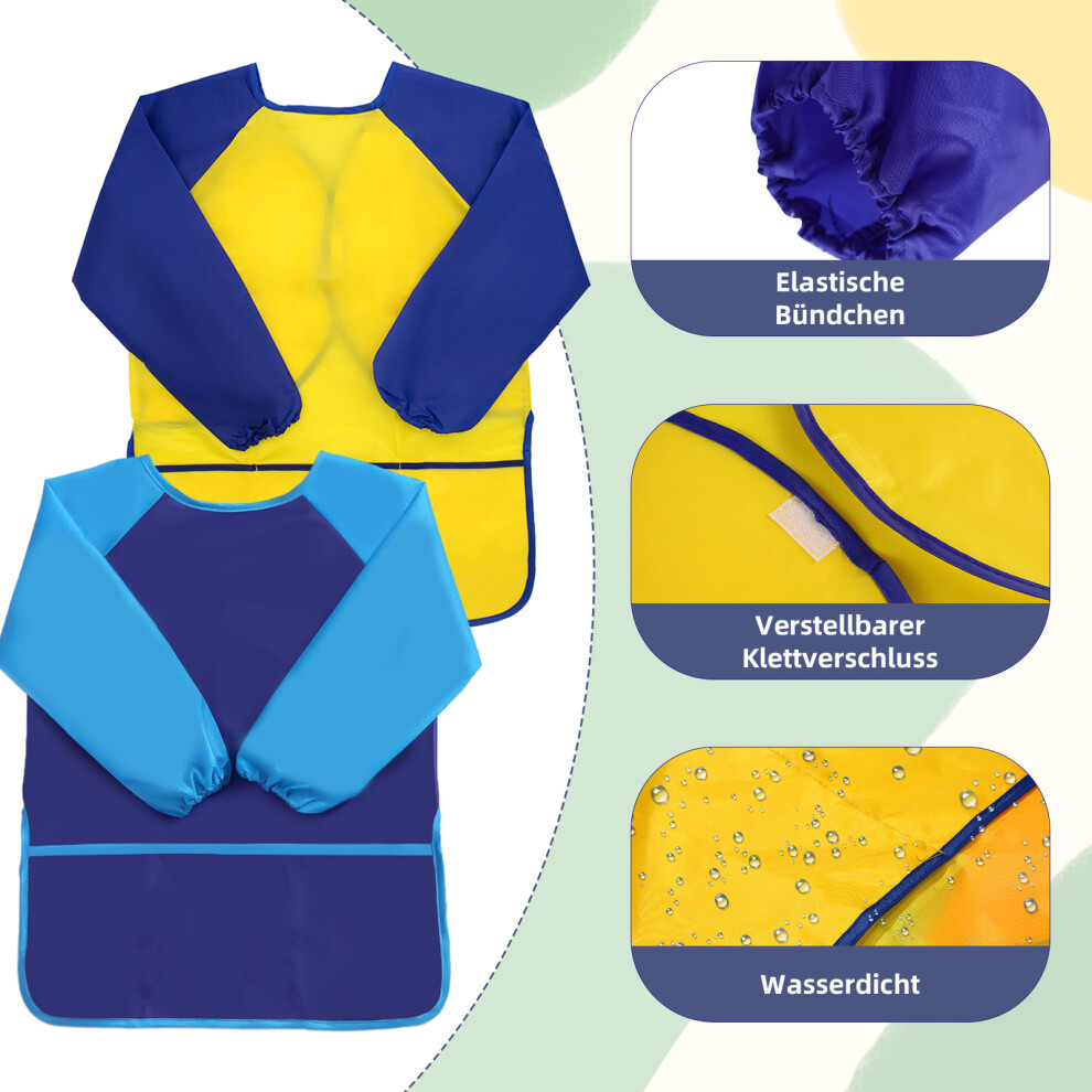 2pieces Eco-friendly Children Bandana Feeding Bib – Multi-purpose