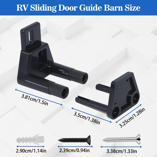 Sliding Door Guide Rail System Adjustable Barn Door Guide Simple 2