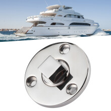 Edelstahl-Drainageventil 2 Zoll für Marineboote, Yachten, Schiffe, Flansch 5 cm