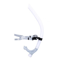 Flexible Silicones Snorkels Tube Floating Submergible Breathing Tube Hose For Underwater Exploration Flexible Snorkels White