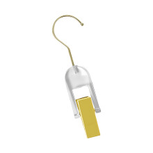 Clear Acrylic Garment Clips Nonslip Hook For Clothing-4