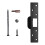 Stainless Steel Security Plate For Damaged Door Frame-Black 1