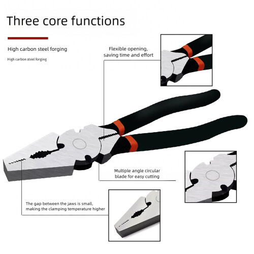 Multipurpose Hand Tool 10/12 Inch Carbon-12 inch clamping pli 2