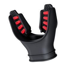 Silicone Dives Tube Snorkels Mouthpiece Regulator Snorkels Comfortable Fit Outdoor Swimming Accessories Scubas Diving Regulator Black Red