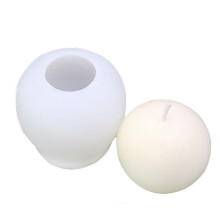 Moldes de silicona para manualidades, formas geométricas 3D para fundición de epoxi, silicona de larga duración ideal para moldes de velas,