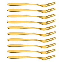 Perfect formaat roestvrijstalen vorken, een mooie keuze als cadeau voor familie, vrienden of gasten. Elegant ontwerp met een glanzende, gepolijste