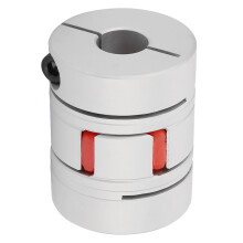 Flexibler Aluminum-Wellenschaftkupplung D40 L50 für CNC, 14x14mm