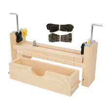 Wooden Paracord Bracelet Jig Kit Adjustable DIY Wristband & Necklace Maker