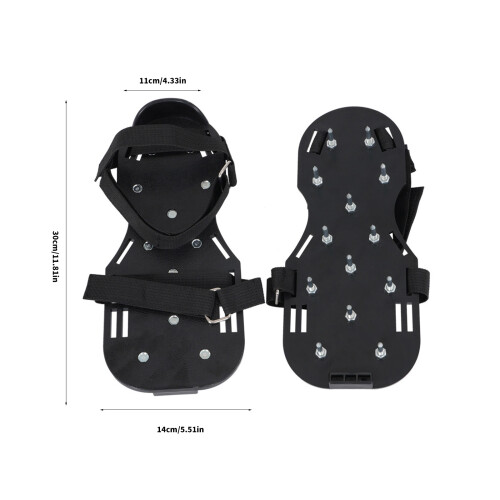 Chaussures à pointes avec sangle réglable, aérateur de jardin, 2