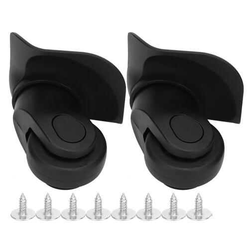 Durable Black Luggage Wheel - Quiet Easy Install Eco-Friendly 2