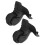 Durable Black Luggage Wheel - Quiet Easy Install Eco-Friendly 8
