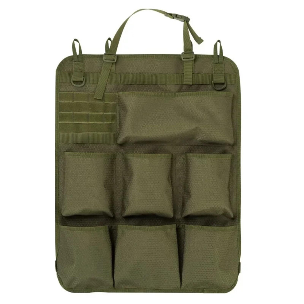 Boot Storage Seat Back Storage Bag Car Seat Storage Organizer Tactical Camo Hanging Bags Car Stowing Tidying Pocket Interior Car Boot Organiser(Green) Green 9339159229699