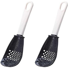 Cuchara de cocina multifuncional, material termoplástico apto para uso alimentario, resistente al calor y no tóxico, para separar yemas de huevo,