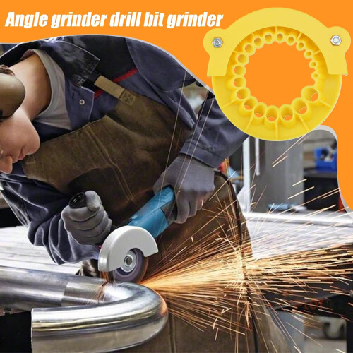 Drill Sharpener,Bit Sharpening Tool - Multifunctional Drill Sharpener Accessories Attachment for Grinding Men Adults 1