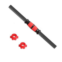 35CM Dumbbell Connecting Rod, 2 Barbell Screw Collars Universal for Home Gym Strength Training