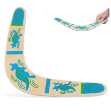 Wooden Boomerang for Adults V-shaped Flying with Stable Flight Lightweight and Portable Outdoor Plaything for Fun Party Games and Active Entertainment