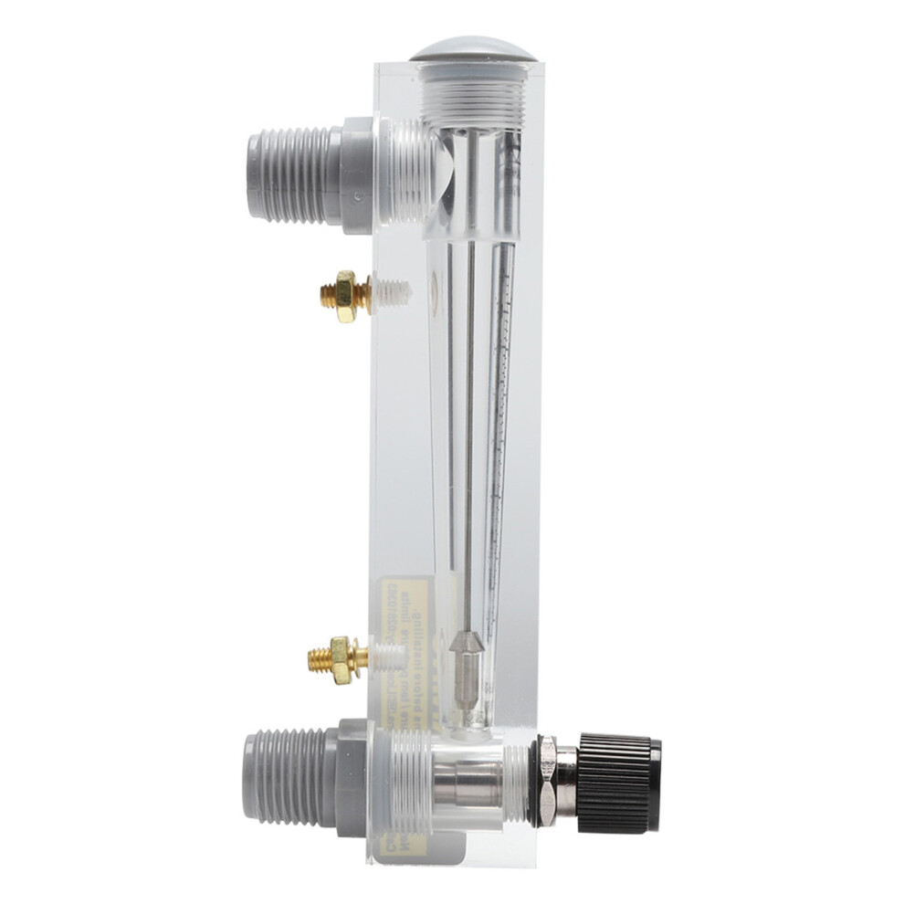 Lzm-15T Acrylic Liquid Flowmeter 0.2-2 Gpm G1/4"G1/2" Panel Type 4981361131250