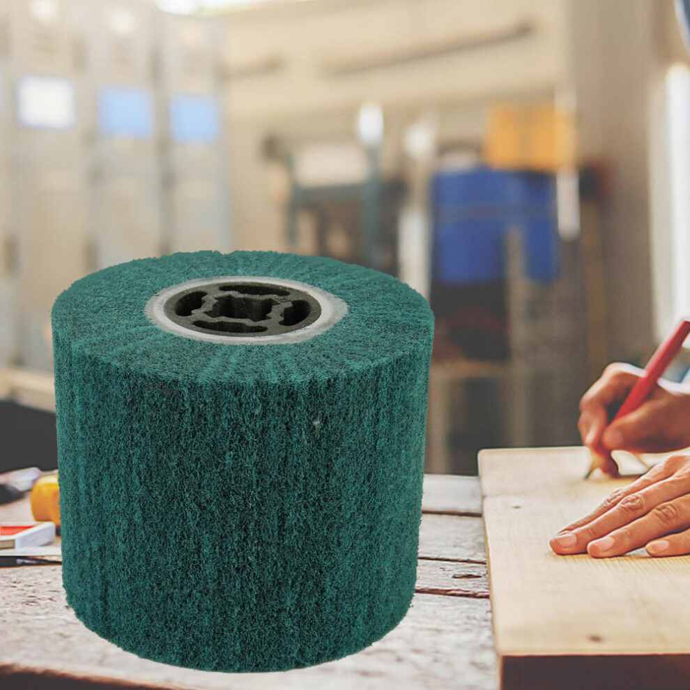 Nylon Wire Drawing Polishing Wheel 320 Grit 120Mm For Metal & Wood 4631361130479