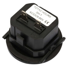SH-1 6-80V AC/DC Quarz-Stundenmesser 99999,9H für Motor & Generator