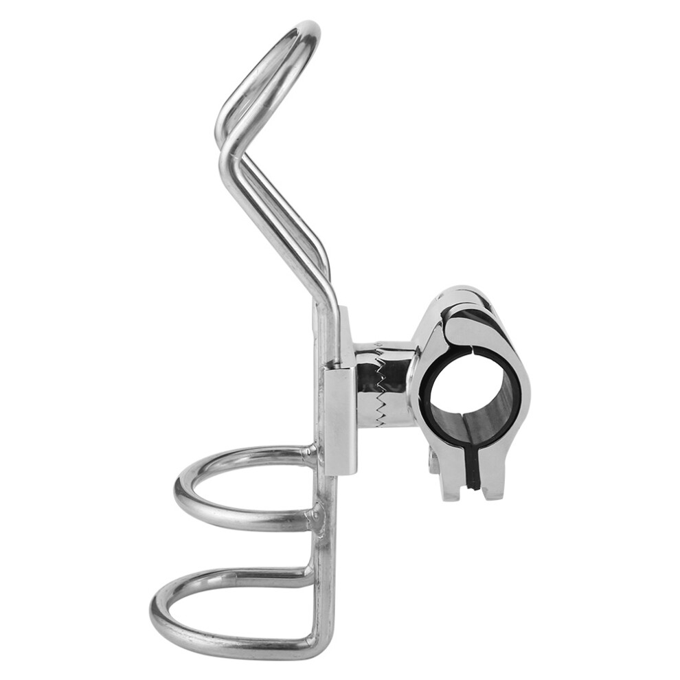 Stainless Steel Boat Rod Bracket Rail Support Clamp For 32Mm/1.3In Poles 6911361137967