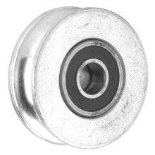 Hochwertiges Lagerrollen-Aufführungsrad für Drahtseilzug, für Flaschenzugblock, Durchmesser 48 mm