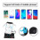 Sky Blue Auto Swing Steps Counter - Quiet Device 8000 Steps/Hour 4