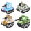 Collection of 4 Alloy Pull Back Tanks - Fun & Decorative Models 2