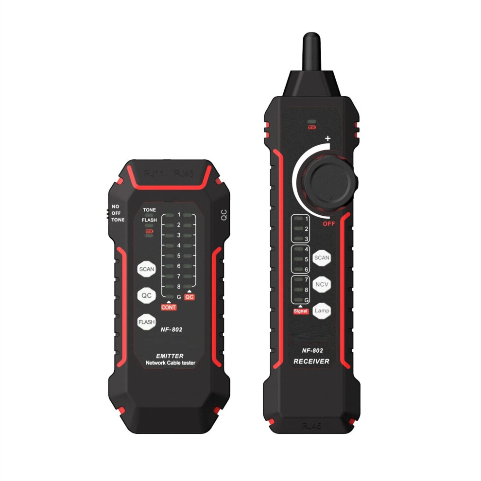 Optical Power Meter, Telephone Wire Tracker Tracer Toner Ethernet Lan Network Cable Tester Line Finder Nf-802 Rj11 Rj45 Cat5 Cat6 9067246720001